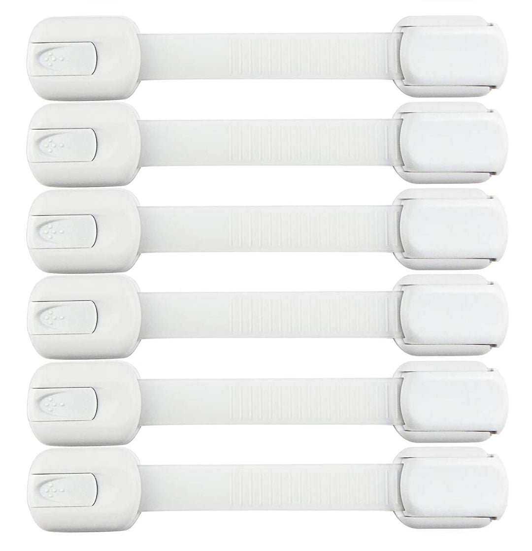 10-Pack Baby Safety Cabinet Locks | Childproof Drawers & Cupboards